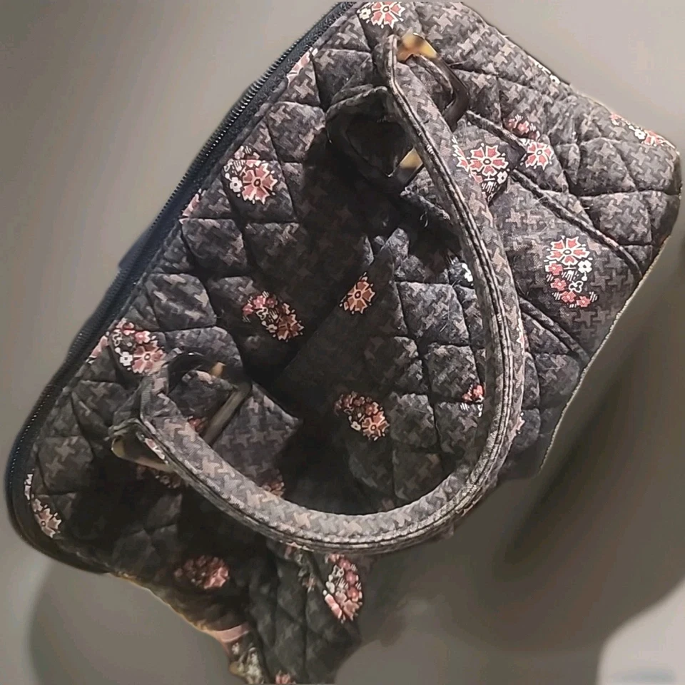 Bolso de Mano Vera Bradley Lucy Pata de Gallo Multicolor Pequeño Retirado Foto 2 de 4