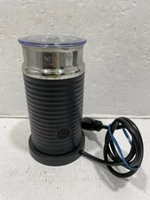 Nespresso 3593 Aeroccino 3 Milk Frother Warmer Black w/Base & Lid ~Smoke Free~