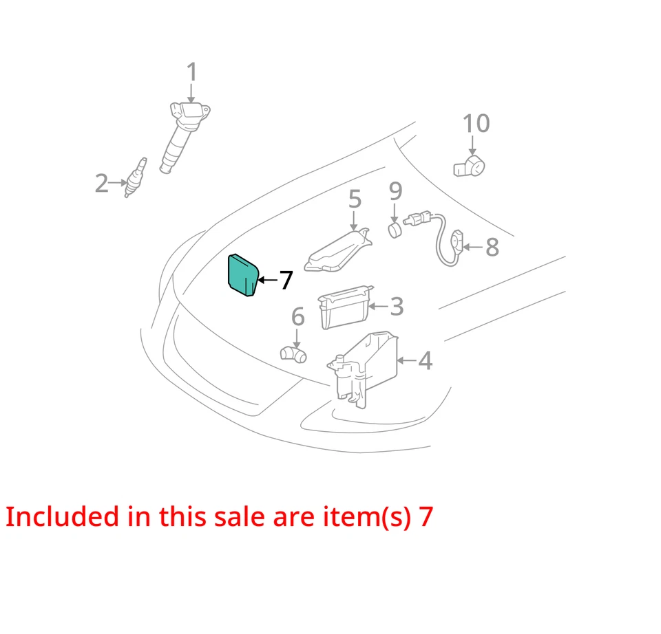 Control de aire y combustible ECM del motor compatible con 06-17 LEXUS IS350 621116 Foto 3 de 4