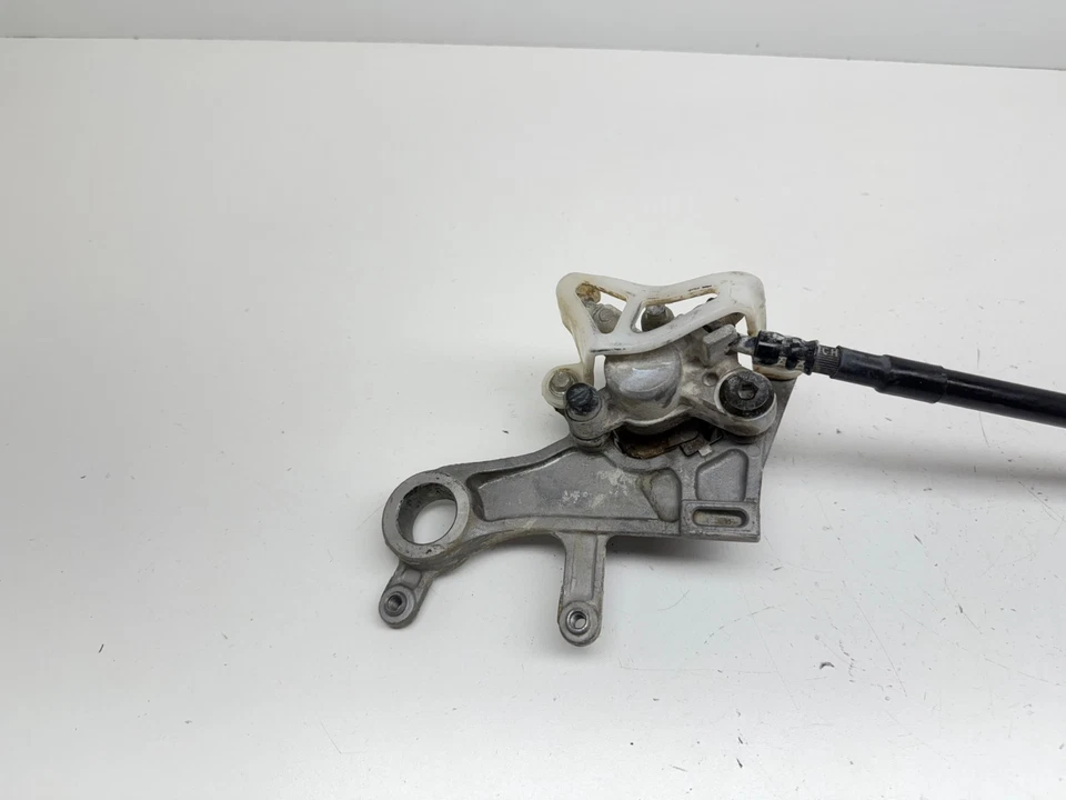 2007 Honda CRF250R Rear Brake Master Cylinder Hose Line Caliper Assembly OEM - Image 3 of 4