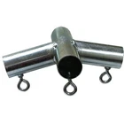 Canopy Fitting-4 Way Low Peak Center Fitting 102°, 16 Gauge Steel (Choose Size)