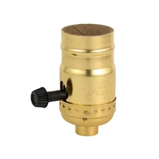 Leviton 3-Way Socket Lamp Holder 7090-PG Free Shipping