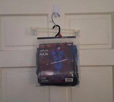 Ninja Boys Complete NINJA Outfit Costume Set, Blue/Black, Size M, 8735BMWM