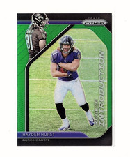 Hayden Hurst 2018 Panini Prizm Rookie Introduction Green Prizm #RI-8