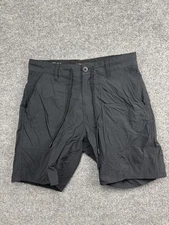 Brixton All Terrain Shorts Mens 30 Black Hybrid Quick Dry UV Protection Outdoor