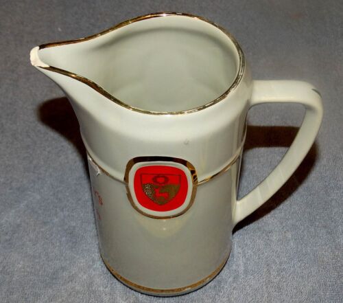 BAR JUG - WADE GLAZED EARTHENWARE PROMOTING MACKINLAYS OLD SCOTCH WHISKY - Picture 1 of 3