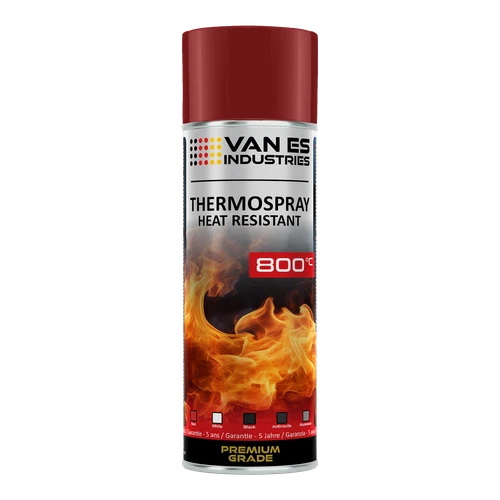 Ofenlack 800°C ROT  Ofenfarbe hitzebeständige Thermofarbe 400 ml