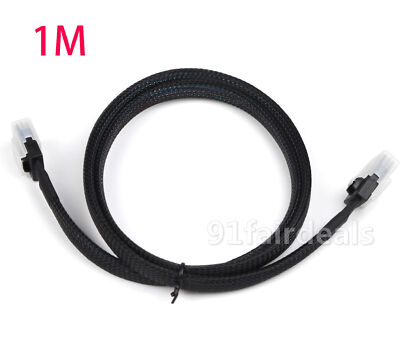 Mini SAS Cable 36Pin SFF-8087 to 8087 Mini-sas 12Gbps HDD Disk Data Connector 1M