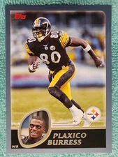 2003 TOPPS PLAXICO BURRESS #238 PITTSBURGH STEELERS 