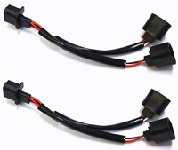 Splitter Draht P 9008 H13 Zwei Gurt Kopf Licht Ersatz Buchse Anschluss Fit