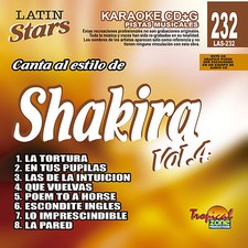 Karaoke Latin Stars 232 Shakira Vol.4