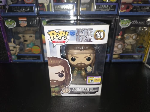 Funko Pop! Vinyl: Aquaman -(w/ Mother Box)- San Diego Comic Con (Exclusive) #199