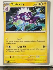 Toxtricity 072/197 NM Rare Non Holo DECK EXCLUSIVE Obsidian Flames Pokemon Card