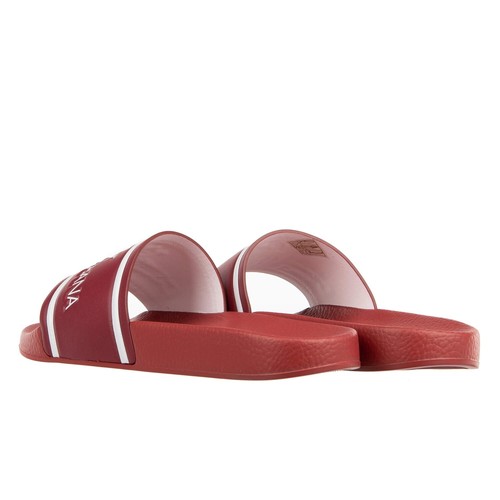 DOLCE & GABBANA Krone Logo Sandalen Schuhe CIABATTA Rot Weiß 41 UK 7 US 8 12360 - Bild 5 von 6