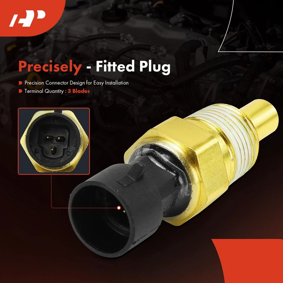 Sensor de temperatura de refrigerante de motor A-Premium para Chevy Camaro GMC Buick Pontiac Foto 3 de 4