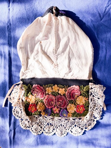 Vintage Croatian Folk Costume Homespun Linen Embroidery Ethnic Full Set - Picture 14 of 21
