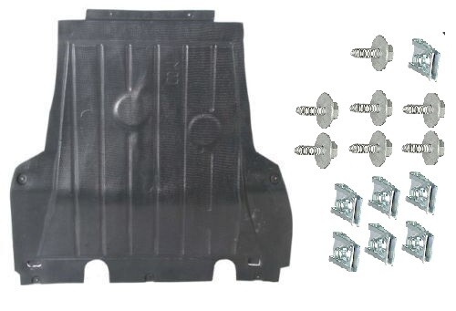 Protection sous moteur pour Nissan Note 2006-2009 carter de protection noir en ABS