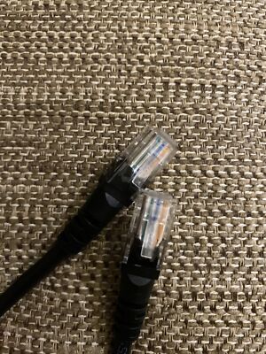 Ethernet Netzwerk Datenkabel Kat. 5e Kabel in schwarz Leitung