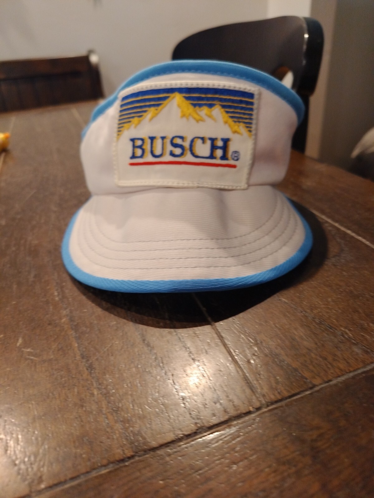 Busch Beer Vintage Patch Visor Cap Hat Adjustable… - image 1