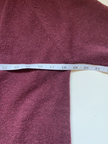 Zara Girls Long Cardigan Sweater Size 11-12/152 CM Burgundy Maroon - Picture 7 of 7