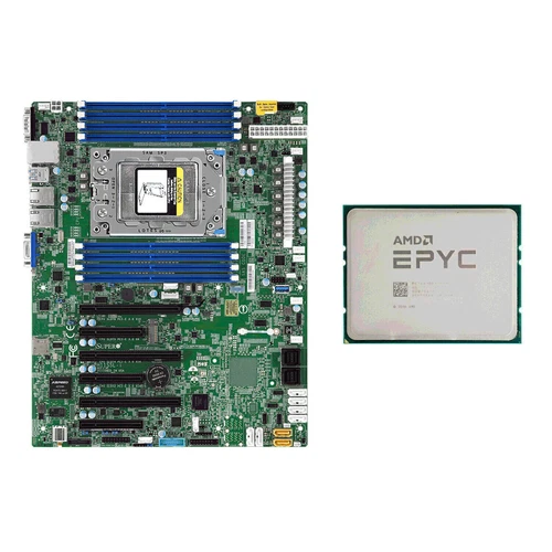 1x Supermicro H11SSL-i Mainboard with AMD EPYC 7601 CPU 32 Cores 2.2GHz ~ 3.2GHz