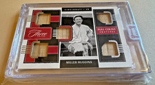 MILLER HUGGINS 2022 Panini Three & Two FULL COUNT SWATCHES Game Bat Relics #/10