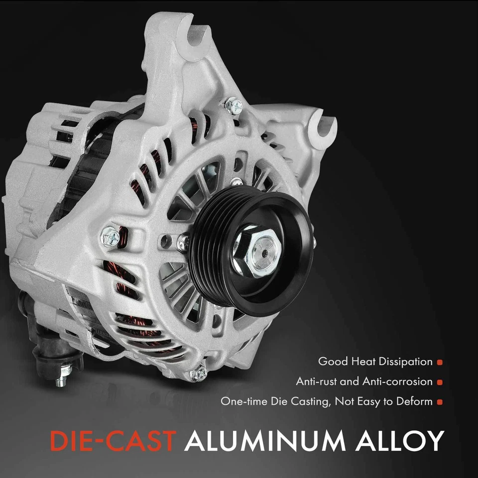 Alternador para Ford E-150 E-250 E-350 E-450 Super Duty 120 A CW polea de 6 ranuras Foto 4 de 4