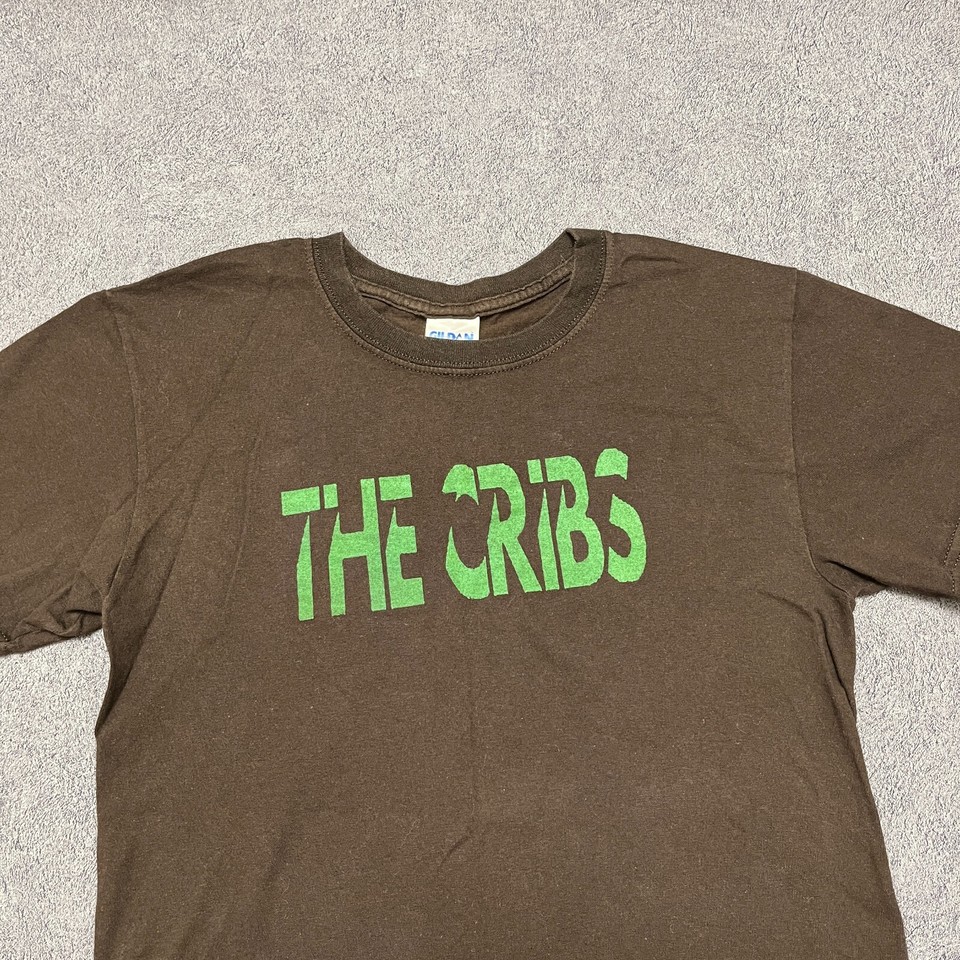 The Cribs Shirt Small Brown Indie Rock Band Tee The Strokes Arctic