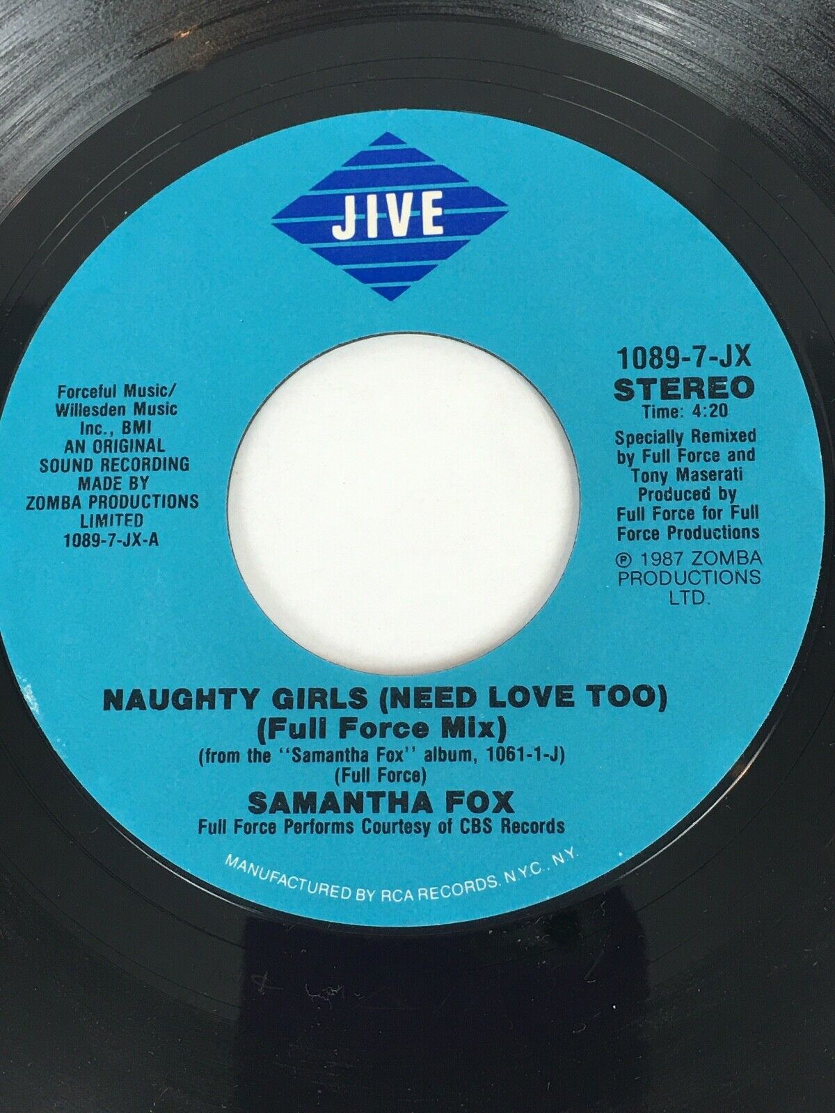 Samantha Fox Naughty Girls Need Love Too Vinyl 45 Record Ebay