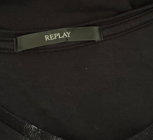 Replay Men's Black Short Sleeve Graphic T-Shirt Iguana Print Size S - Picture 3 of 15