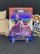 Cora Jade 2022 Panini Prizm WWE Red White & Blue Prizm Rookie #188 RC (CBR)