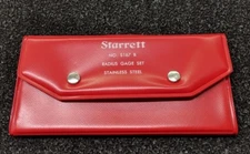 Starrett S167BZZ Radius Gage CASE ONLY for 9/32-1/2" Range