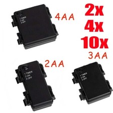 Lot 2/4/10 Waterproof 2/3/4AA DIY Battery Holder Case Box 3V Power Switch Timer