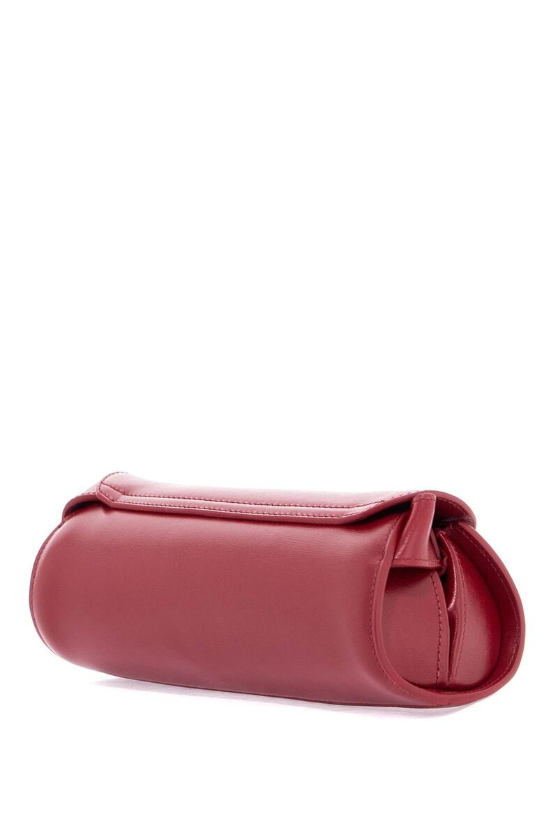 Jil Sander Cedar Red Mini Cannolo Leather Crossbody Bag | eBay Jil Sander Cedar Red Mini Cannolo Leather Crossbody Bag | eBay