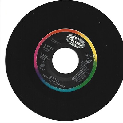 Let's Go All The Way / Como Tu Te Llama? 7'' 45 by Sly Fox vinyl 1985 VG+ B-5552