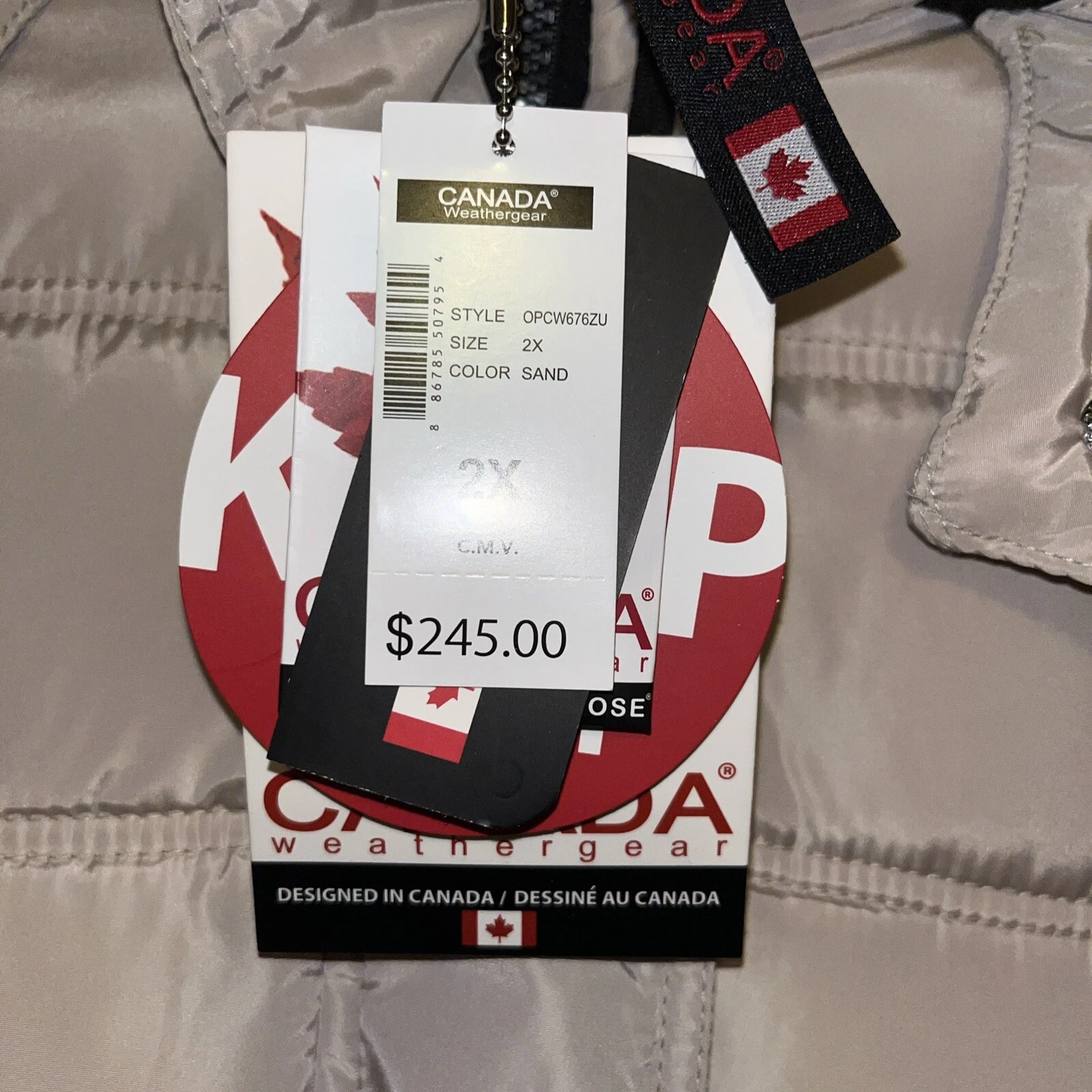Ladies Canada Extreme Weather Parka 2XL New w/tags!! Winter Is On It’s Way.