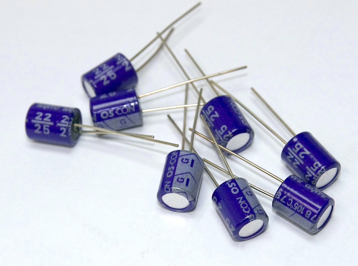NEW X 8 pcs. Sanyo 25V 22UF OScon OS CON Organic Elect Audio NEW X 8 pcs. Sanyo 25V 22UF OScon OS CON Organic Elect Audio