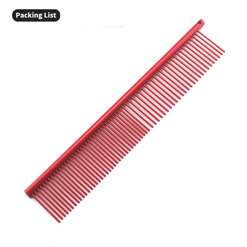 Pet Deshedding Comb with Round Teeth & Non-Slip Handle - 4 Colors Available - Picture 9 of 10
