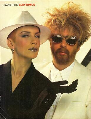 EURYTHMICS 1983 Smash Hits Magazine Full Page Pinup Poster Print 8''X11'' Ephemera