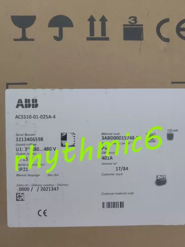 Nuevo inversor ABB ACS510-01-025A-4 rápido FedEx o DHL - Imagen 1 de 1