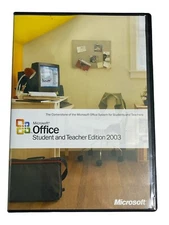 Microsoft Office Student and Teacher Edition 2003 Word Excel w/ Key
