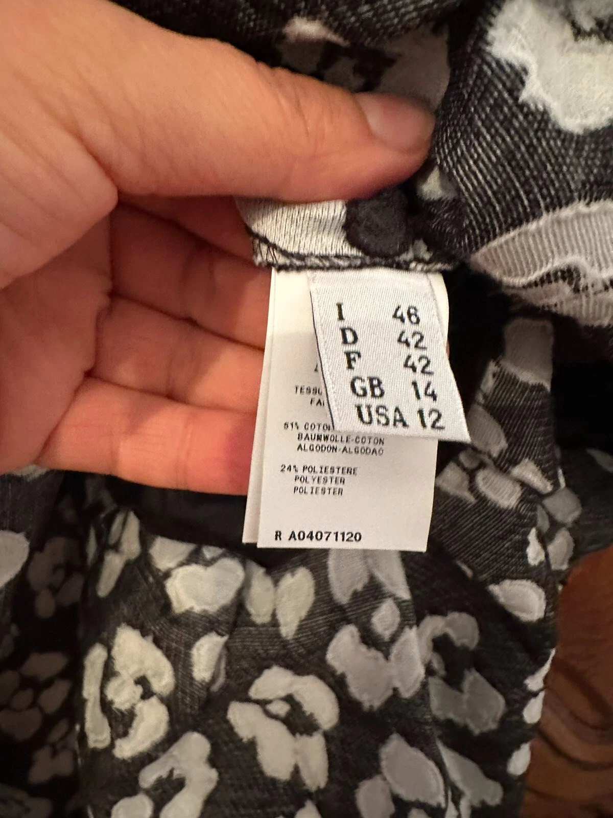 Abito Moschino stampa leopardata