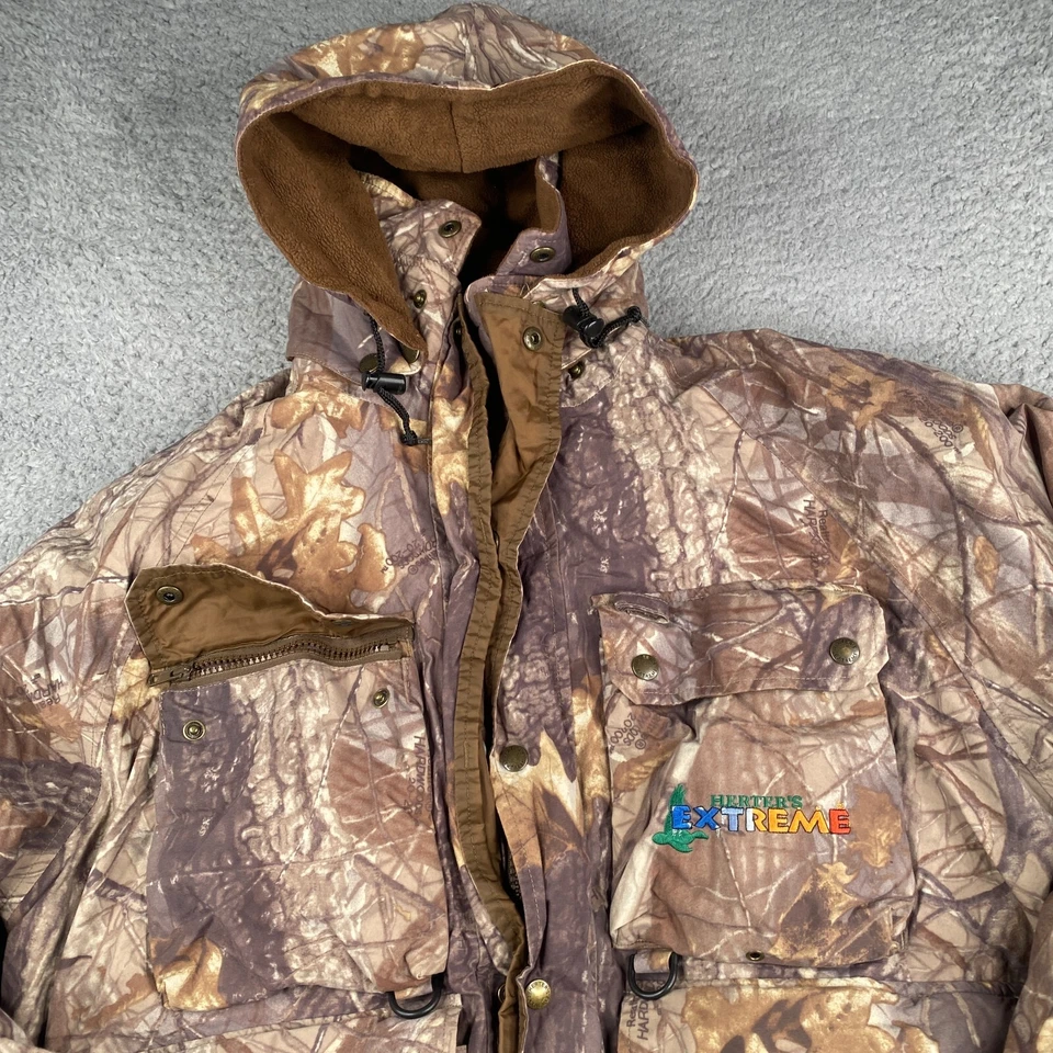 Herters Extreme 3-In-1 Gore Tex Hunting Jacket Men Large Hardwood Camo Insulated - Image 2 of 4
