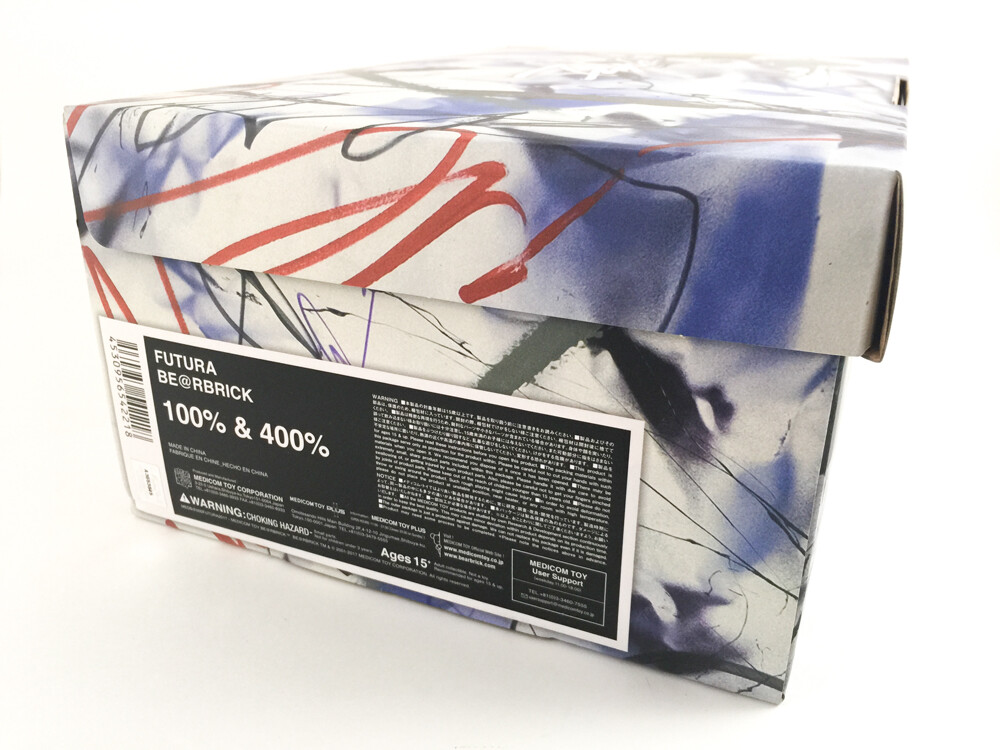 BE@RBRICK - FUTURA BE@RBRICK 100％ &amp; 400％ FUTURA BE@RBRICK 100％ & 400％: MEDICOM TOY - Tokyo Otaku