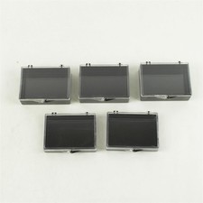 Lot of 5 Plastic Storage Cases Small Parts Organizer Craft Travel