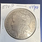 Morgan Dollar 1894-P   VF/XF Uncertified Silver $1 Philadelphia Circulated US