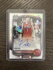 2025-26 Bowman Basketball Niko Bundalo Refractor Auto Autograph /499 Ole Miss