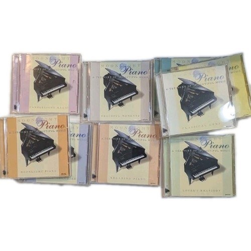 Moonlight Piano A Treasury Of Beautiful Music Complete CD 10er Set With Case - Bild 5 von 5