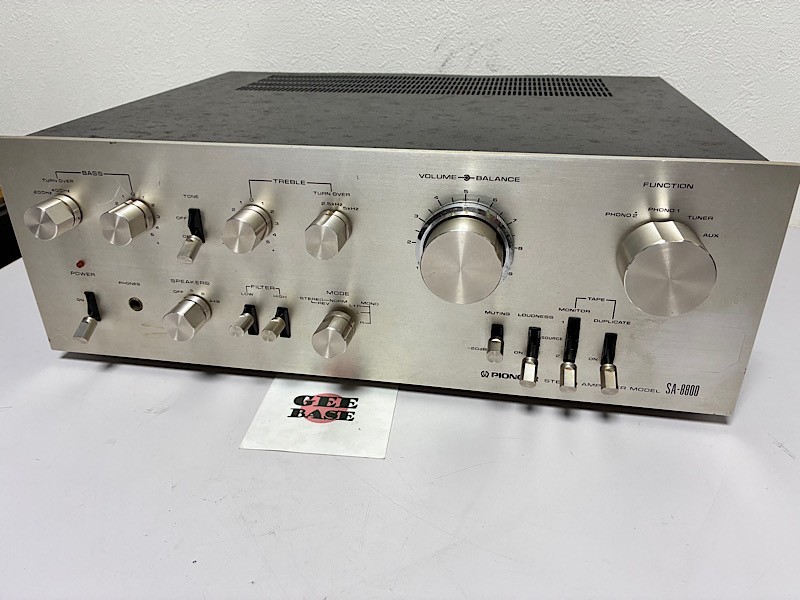 Pioneer SA-8800 Stereo Amplifier ((For Parts or Repair)) 100v Free