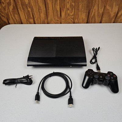 Sony PlayStation 3 PS3 Super Slim 250GB CECH-4001B Console W Controller, Cables